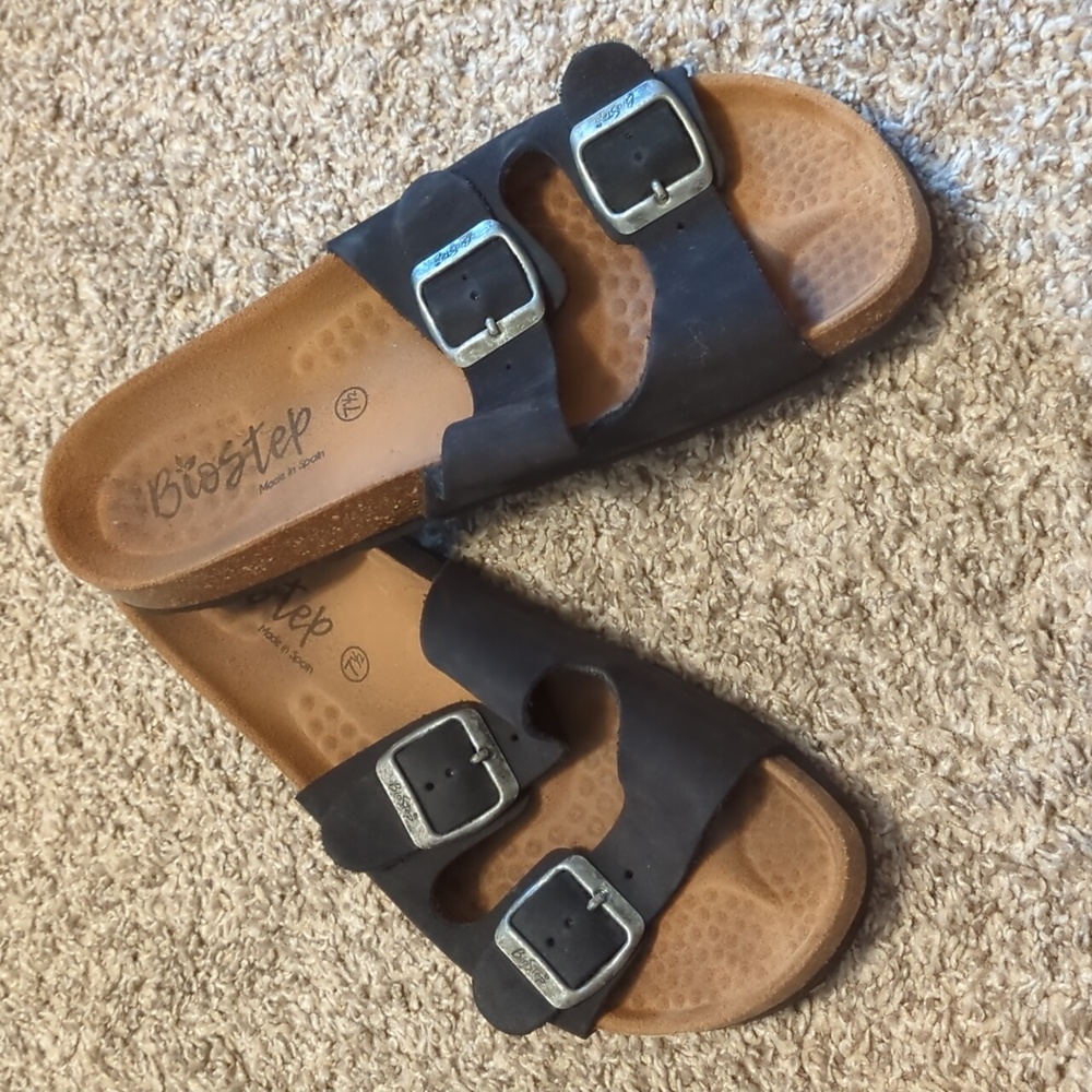Black Strap Sandals